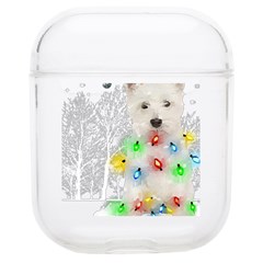 West Highland White Terrier Dog Snow T- Shirt West Highland White Terrier Dog Snow Reindeer Santa Ha Airpods 1/2 Case by ZUXUMI