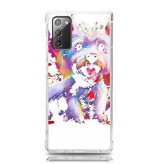 West Highland White Terrier T- Shirt Cute West Highland White Terrier Drawing T- Shirt (4) Samsung Galaxy Note 20 Tpu Uv Case by ZUXUMI