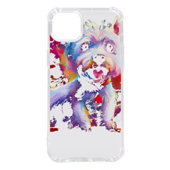 West Highland White Terrier T- Shirt Cute West Highland White Terrier Drawing T- Shirt (4) Iphone 14 Plus Tpu Uv Print Case by ZUXUMI