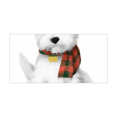 West Highland White Terrier T- Shirt Cute West Highland White Terrier Drawing T- Shirt Yoga Headband by ZUXUMI