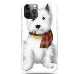 West Highland White Terrier T- Shirt Cute West Highland White Terrier Drawing T- Shirt Iphone 12 Pro Max Tpu Uv Print Case by ZUXUMI