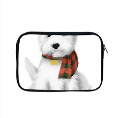 West Highland White Terrier T- Shirt Cute West Highland White Terrier Drawing T- Shirt Apple Macbook Pro 15  Zipper Case by ZUXUMI