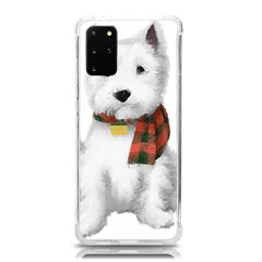 West Highland White Terrier T- Shirt Cute West Highland White Terrier Drawing T- Shirt Samsung Galaxy S20plus 6 7 Inch Tpu Uv Case by ZUXUMI