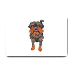 Brussels Griffon T- Shirt White Look Calm Brussels Griffon 01 T- Shirt Small Doormat 24 x16  Door Mat