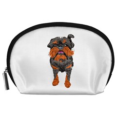 Brussels Griffon T- Shirt White Look Calm Brussels Griffon 01 T- Shirt Accessory Pouch (large) by EnriqueJohnson