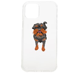 Brussels Griffon T- Shirt White Look Calm Brussels Griffon 01 T- Shirt Iphone 12 Pro Max Tpu Uv Print Case by EnriqueJohnson