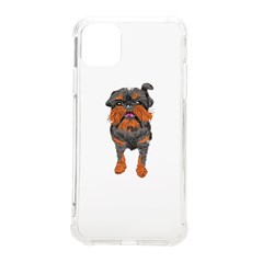 Brussels Griffon T- Shirt White Look Calm Brussels Griffon 01 T- Shirt Iphone 11 Pro Max 6 5 Inch Tpu Uv Print Case by EnriqueJohnson