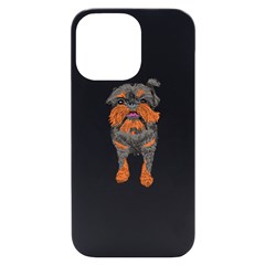 Brussels Griffon T- Shirt White Look Calm Brussels Griffon 01 T- Shirt Iphone 14 Pro Max Black Uv Print Case by EnriqueJohnson