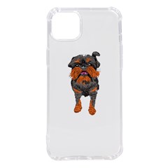 Brussels Griffon T- Shirt White Look Calm Brussels Griffon 01 T- Shirt Iphone 14 Plus Tpu Uv Print Case by EnriqueJohnson