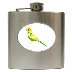 Budgerigar T- Shirt Steal Your Heart Budgerigar 01 T- Shirt Hip Flask (6 Oz) by EnriqueJohnson