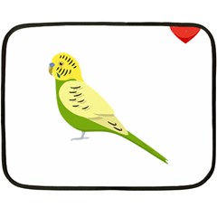 Budgerigar T- Shirt Steal Your Heart Budgerigar 01 T- Shirt Fleece Blanket (mini) by EnriqueJohnson