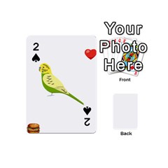 Budgerigar T- Shirt Steal Your Heart Budgerigar 01 T- Shirt Playing Cards 54 Designs (mini) by EnriqueJohnson