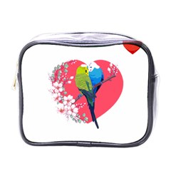 Budgerigar T- Shirt Steal Your Heart Budgerigar 04 T- Shirt Mini Toiletries Bag (one Side)