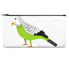 Budgerigar T- Shirt White Look Calm Budgerigar 05 T- Shirt Pencil Case by EnriqueJohnson