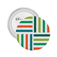 Striped Colorful Pattern Graphic 2.25  Buttons