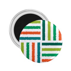 Striped Colorful Pattern Graphic 2.25  Magnets