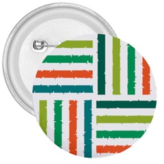 Striped Colorful Pattern Graphic 3  Buttons