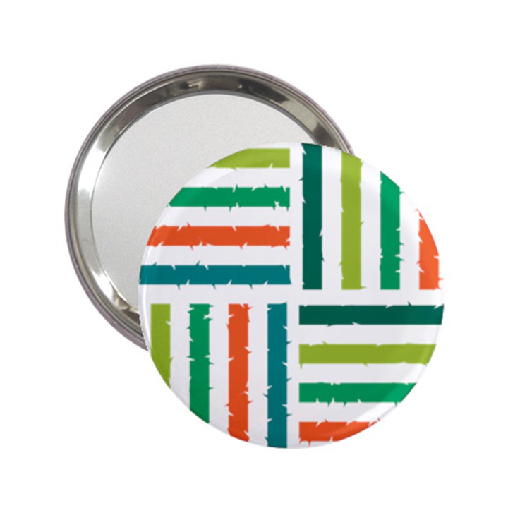 Striped Colorful Pattern Graphic 2.25  Handbag Mirrors