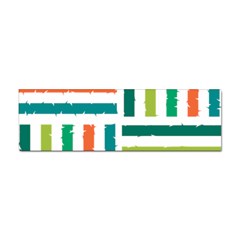 Striped Colorful Pattern Graphic Sticker Bumper (10 Pack) by Pakjumat