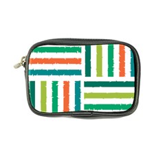 Striped Colorful Pattern Graphic Coin Purse