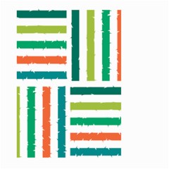 Striped Colorful Pattern Graphic Large Garden Flag (Two Sides)