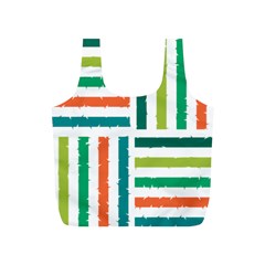 Striped Colorful Pattern Graphic Full Print Recycle Bag (S)