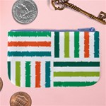 Striped Colorful Pattern Graphic Large Coin Purse Back