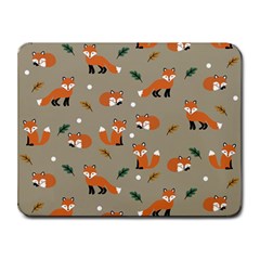 Fox Pattern Texture Small Mousepad