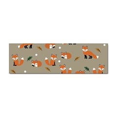 Fox Pattern Texture Sticker (Bumper)