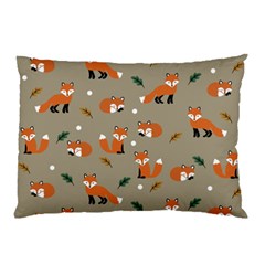 Fox Pattern Texture Pillow Case (Two Sides)