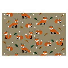 Fox Pattern Texture Banner And Sign 6  X 4  by Pakjumat