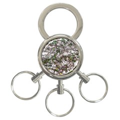 Climbing Plant At Outdoor Wall 3-ring Key Chain by dflcprintsclothing