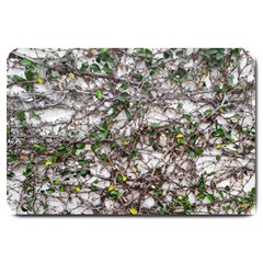 Climbing Plant At Outdoor Wall Large Doormat by dflcprintsclothing