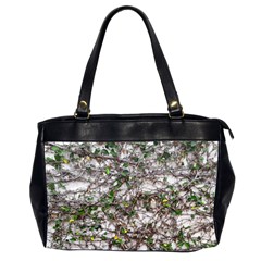 Climbing Plant At Outdoor Wall Oversize Office Handbag (2 Sides)