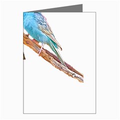 Budgies T- Shirt Cute Budgies Beaking T- Shirt Greeting Cards (Pkg of 8)