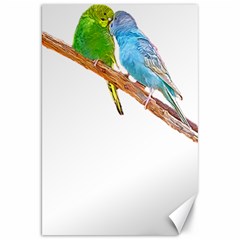 Budgies T- Shirt Cute Budgies Beaking T- Shirt Canvas 20  x 30 