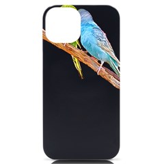 Budgies T- Shirt Cute Budgies Beaking T- Shirt Iphone 14 Black Uv Print Case by EnriqueJohnson