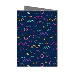 Scribble Pattern Texture Mini Greeting Cards (pkg Of 8) by Pakjumat