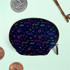 Scribble Pattern Texture Accessory Pouch (small) by Pakjumat