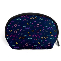 Scribble Pattern Texture Accessory Pouch (large) by Pakjumat