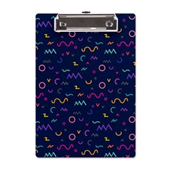 Scribble Pattern Texture A5 Acrylic Clipboard by Pakjumat