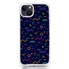 Scribble Pattern Texture Iphone 14 Plus Tpu Uv Print Case by Pakjumat