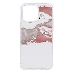 Bull Terrier T- Shirt A Painting Of A Black And White Bull Terrier On Pink Background T- Shirt Iphone 14 Pro Max Tpu Uv Print Case by EnriqueJohnson