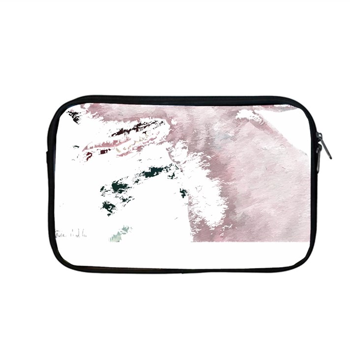 Bull Terrier T- Shirt A Painting Of A Bull Terrier With Its Tongue Out T- Shirt Apple MacBook Pro 13  Zipper Case