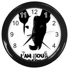 Bull Terrier T- Shirt Bull Terrier T- Shirt Wall Clock (black) by EnriqueJohnson