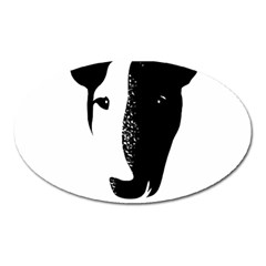 Bull Terrier T- Shirt Bull Terrier T- Shirt Oval Magnet by EnriqueJohnson