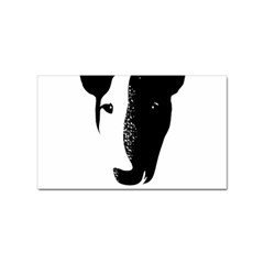 Bull Terrier T- Shirt Bull Terrier T- Shirt Sticker Rectangular (100 Pack)