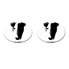 Bull Terrier T- Shirt Bull Terrier T- Shirt Cufflinks (oval) by EnriqueJohnson