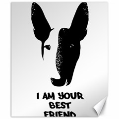 Bull Terrier T- Shirt Bull Terrier T- Shirt Canvas 8  X 10  by EnriqueJohnson