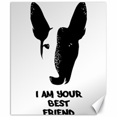 Bull Terrier T- Shirt Bull Terrier T- Shirt Canvas 20  X 24  by EnriqueJohnson